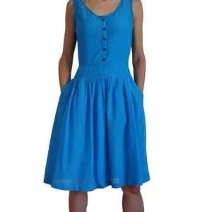 sachin and babi light blue dress 13 Tips for a Smart-Casual Outfit main image 1